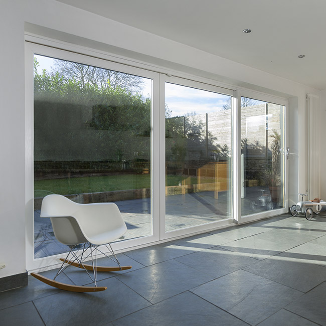 UPVC Competitive Price Single Double Tempered Glass Customized PVC Sliding Door 