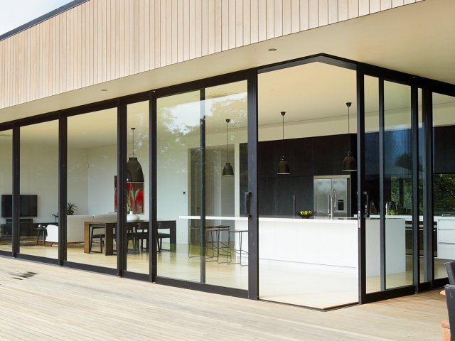 Australia Individual House Home Aluminium Entry Door Double Glazed Staker Door Sliding Door Panel Customized