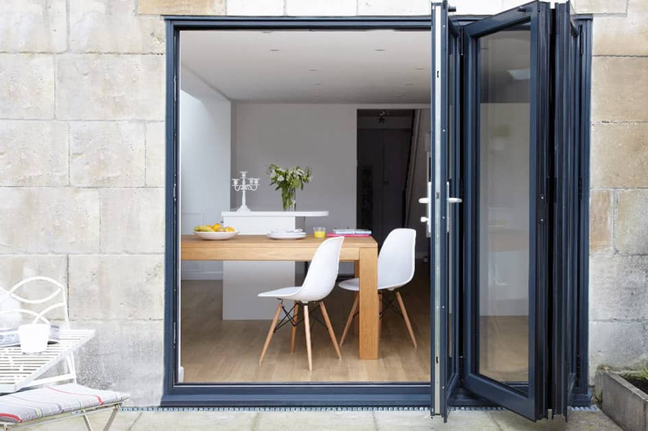 Australian Standard AS2047 Cost Effective Double Glass Aluminum Exterior Bifold Doors