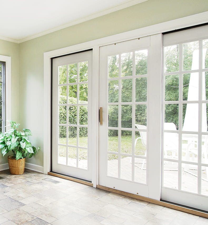 Hot Sale Seaside House UPVC Window Single Double Clear Glass White Color Anti-Corrosion UPVC Sliding Door