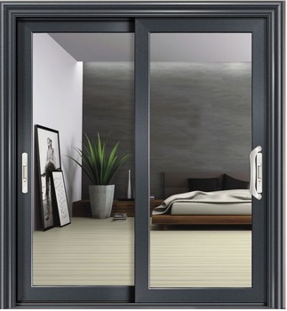 Personl House Apartment Waterproof Track Aluminium Door Double Insulated Tempered Glass Sliding Door Window Stacker Door
