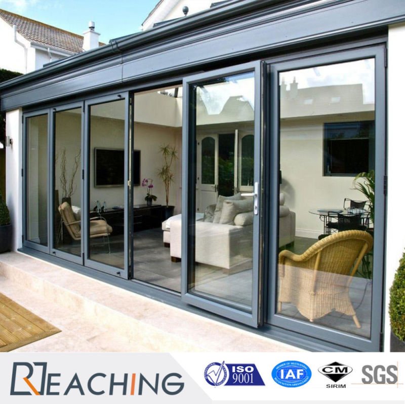 Australian Standard Double Glazing Aluminum Sliding Exterior Door