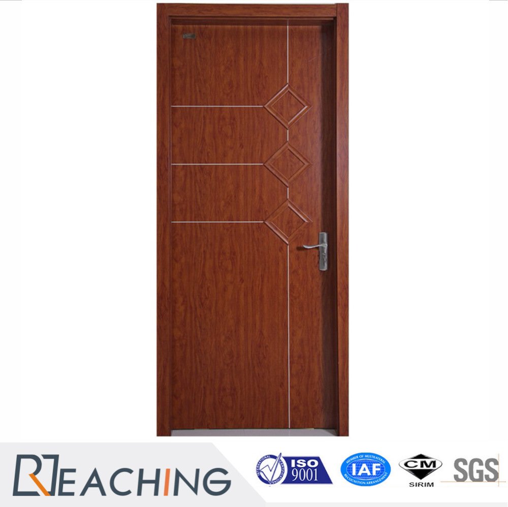Modern Design Flush Interior Melamine Laminated Wooden Door