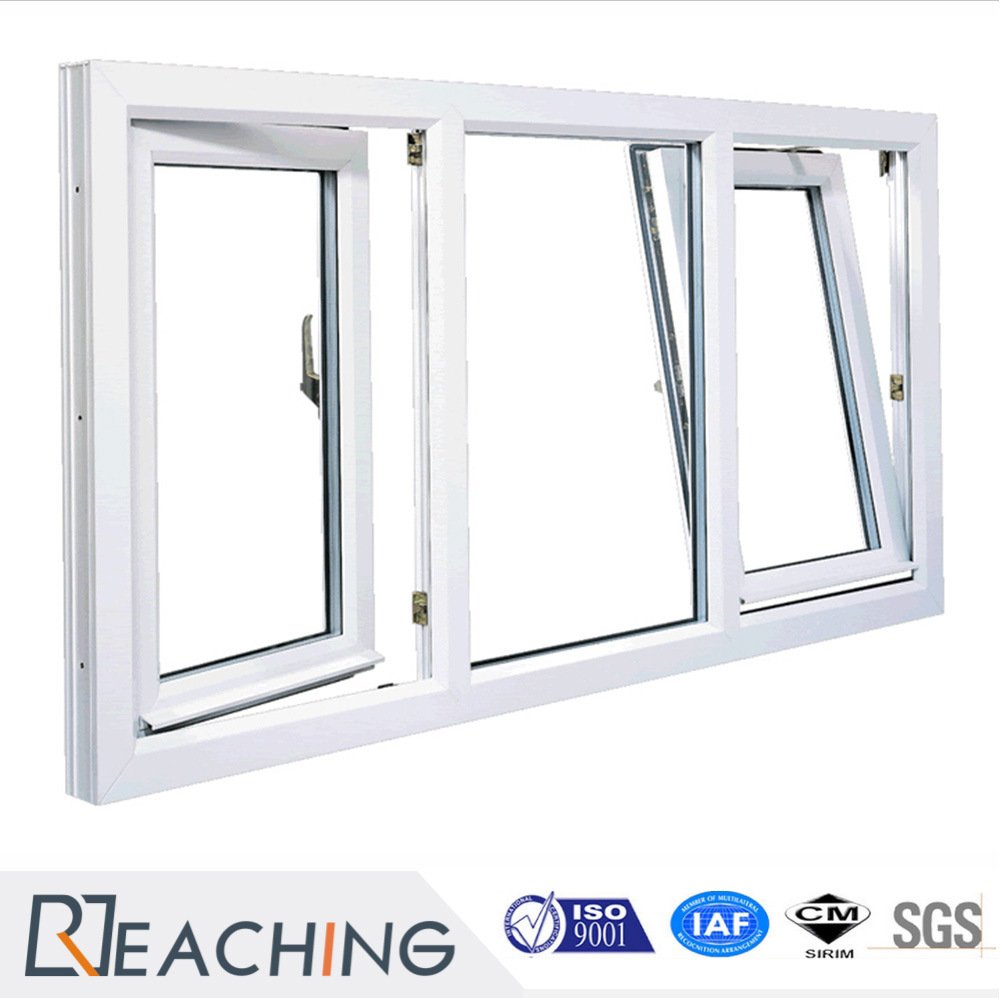 PVC/UPVC Window Casement Window Tilt and Turn Window with Double Glazing