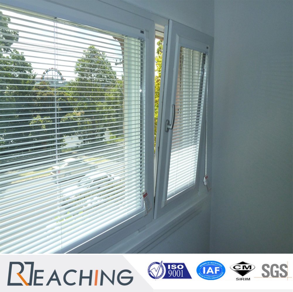 White Colour UPVC Profile Tilt and Turn Window with Low-E Glass Pw025