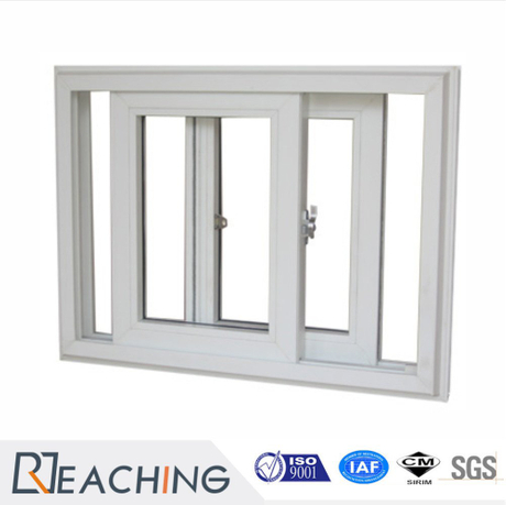 Vertical Sliding Window UPVC Two Panels Horizontal Open Plastic Sliding ...