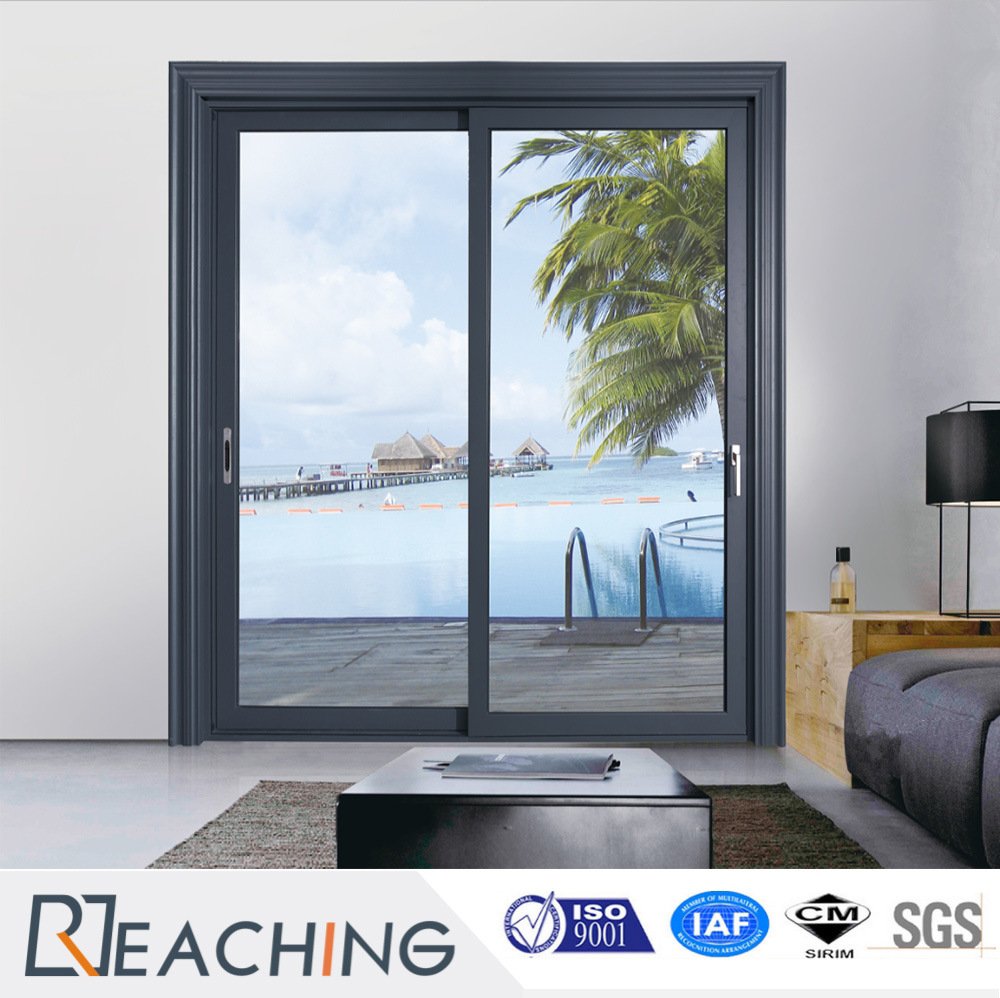 Latest Design Hot Sell Aluminum Frame Glass Sliding Door for Terrace