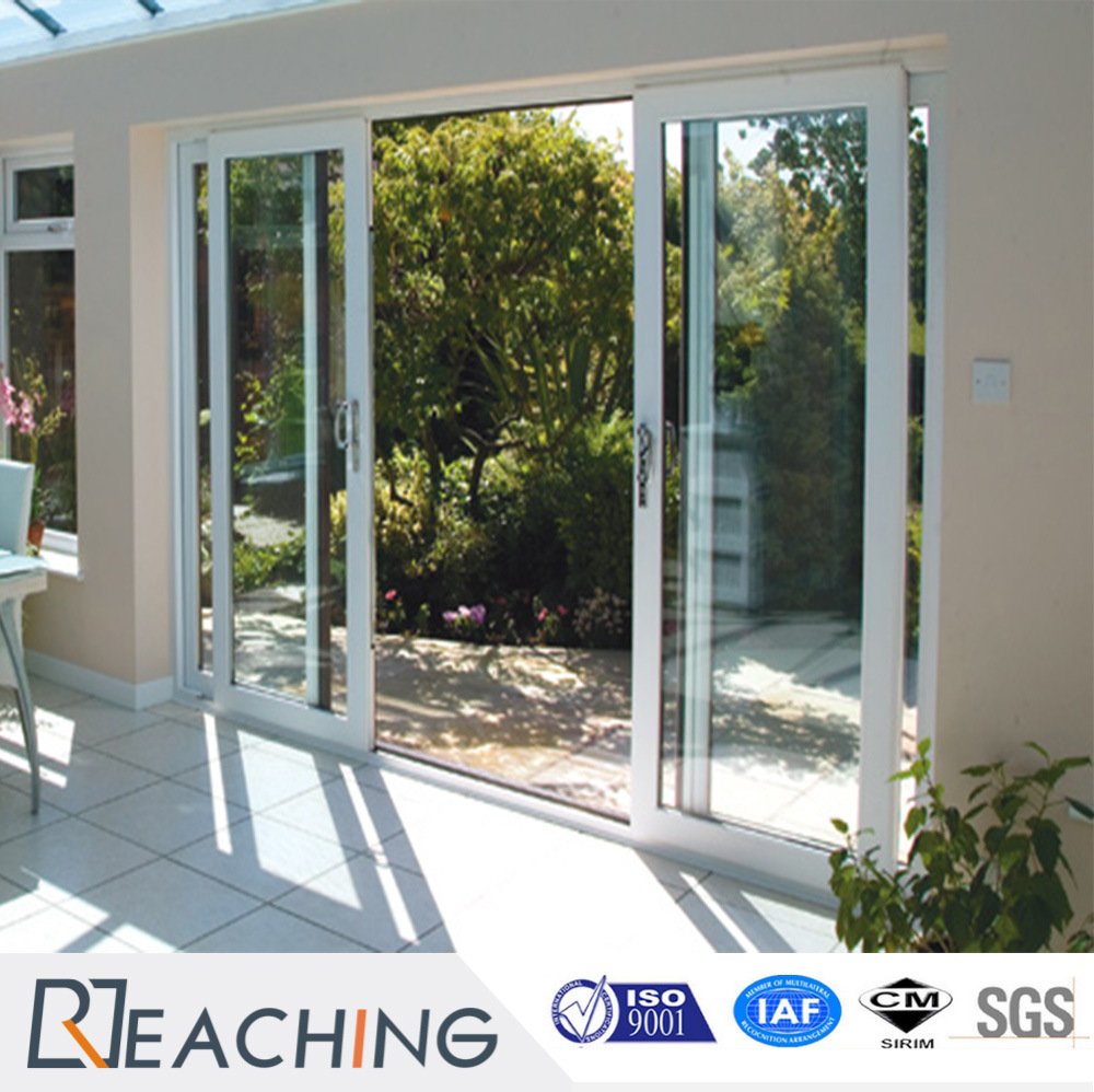 High Quality UPVC Window and Door Aluminum Frame Double Glass Folding Door