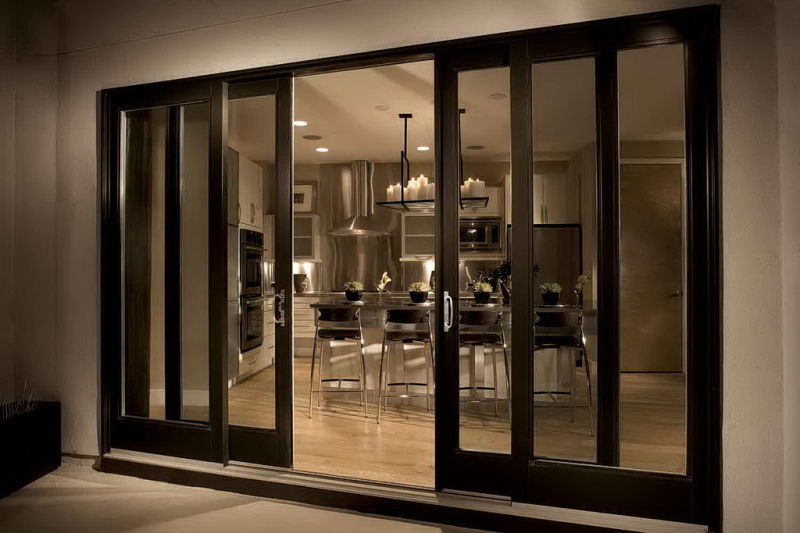 a Level Aluminium Frame Sliding Door Soft-Closing Anti-Noise