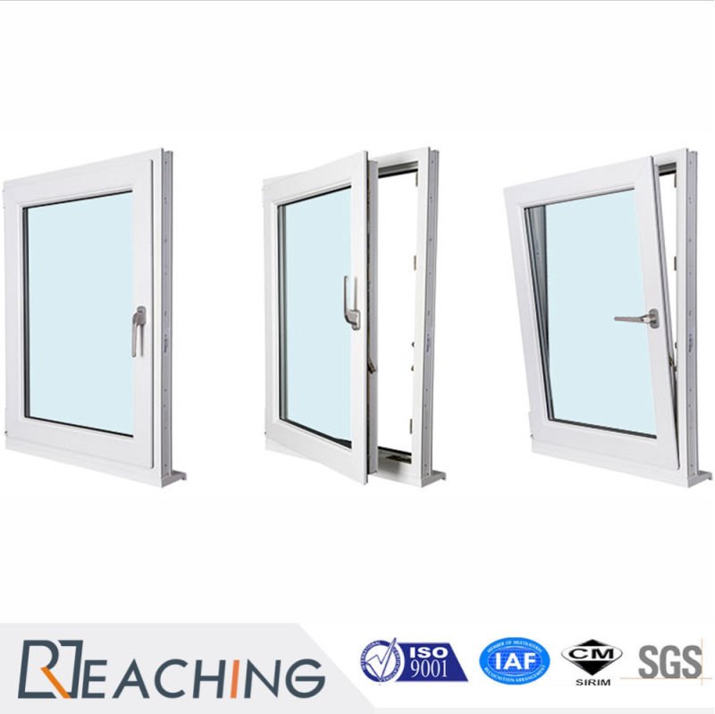 PVC/UPVC Window Casement Window Tilt and Turn Window with Double Glazing