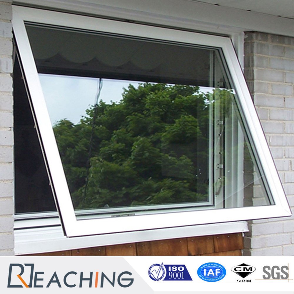 Top Quality Construction Australian Standard Vinyl Awning Window / UPVC Awning Window