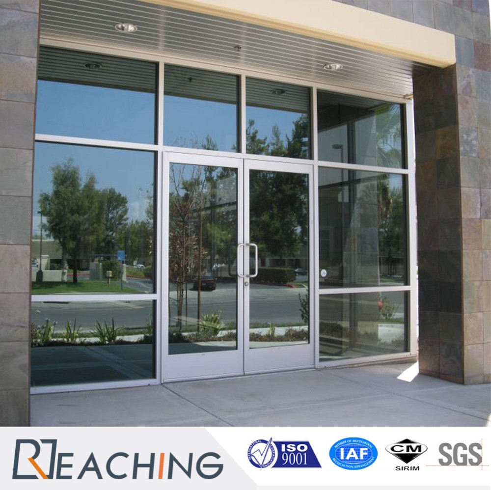 Double Glazing Thermal Break Aluminium Profile Swing Doors